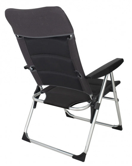 Eurotrail campingstoel canyon 48 x 42 x 103 cm polyester - antraciet