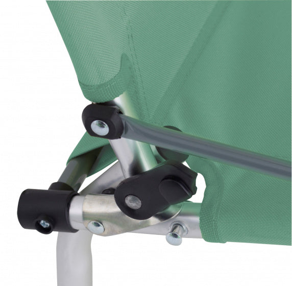 campingstoel Moita 90 x 55 cm aluminium lichtgroen