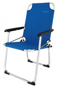 campingstoel Moita 90 x 55 cm aluminium blauw