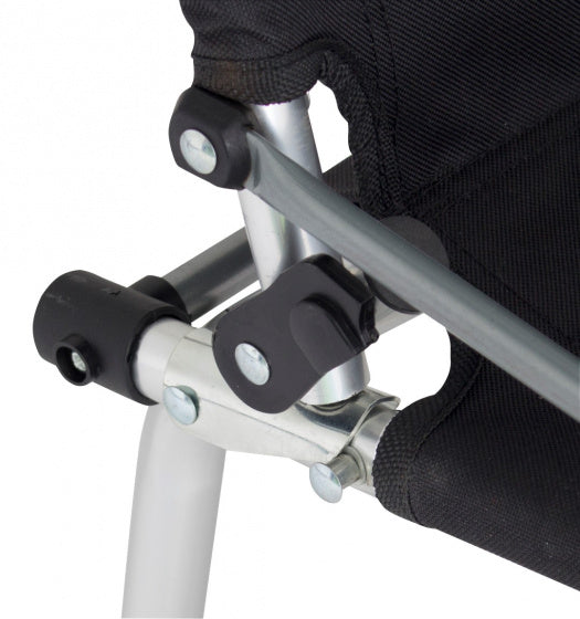 Eurotrail Campingstoel Moita 90 x 55 cm aluminium zwart