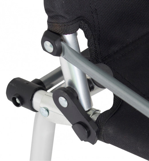 Eurotrail Campingstoel Moita 90 x 55 cm aluminium zwart