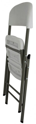 Eurotrail pavillon chair - campingstoel - wit grijs