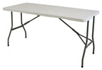 Eurotrail pavillon s - campingtafel - 152*71*75cm - wit grijs