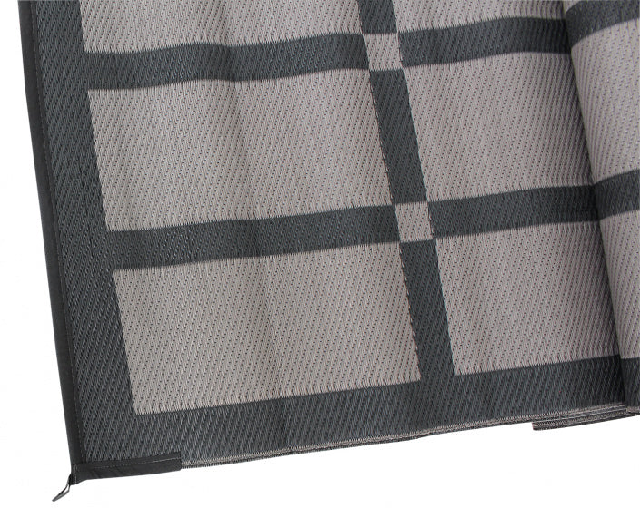 Eurotrail patio mat - 400*250cm - zwart grijs