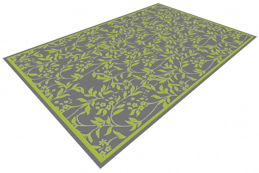 Eurotrail relax mat - 200*180cm - charcoal groen - tenttapijt