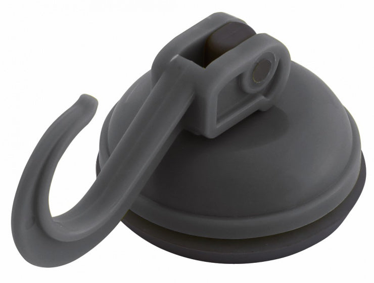 Eurotrail zuignap met haak - tot 6kg - 2 stuks - charcoal