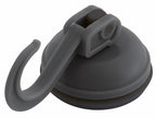 Eurotrail zuignap met haak - tot 6kg - 2 stuks - charcoal