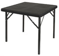 tafel Orly vierkant 77 x 77 x 69 cm staal zwart