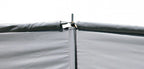 windscherm Dunes raam 480 x 145 cm PVC/staal grijs