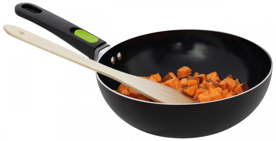 Eurotrail wokpan ø 28cm - zwart