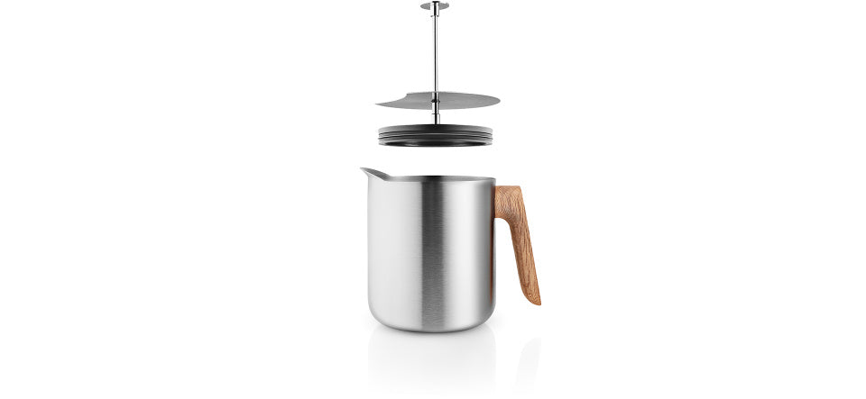 theecafetière Nordic Kitchen 1 liter RVS zilver