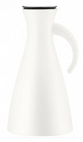 thermoskan 1 liter RVS/glas wit