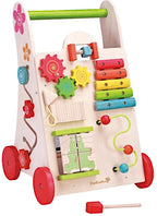 loopwagen junior 32,2 x 31,5 x 51,5 cm hout naturel