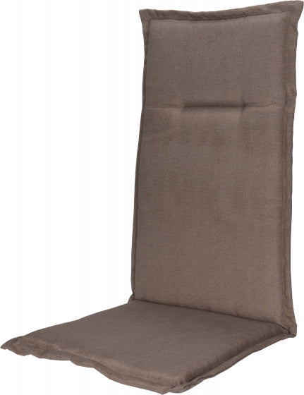 stoelkussen 120 x 50 cm katoen taupe