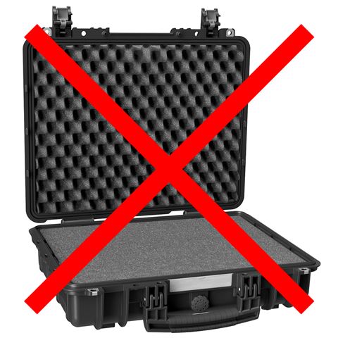 Explorer Cases 4412 Koffer Zwart met Plukschuim