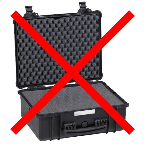 Explorer Cases 4820 Koffer Zwart met Plukschuim