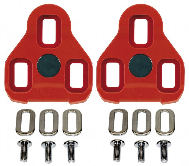Exustar pedal cleats e-arc10 red