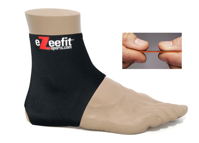 Ezeefit Enkelsokken voor Drukpunten & Anti-blaren 1 mm Zwart maat 45-47