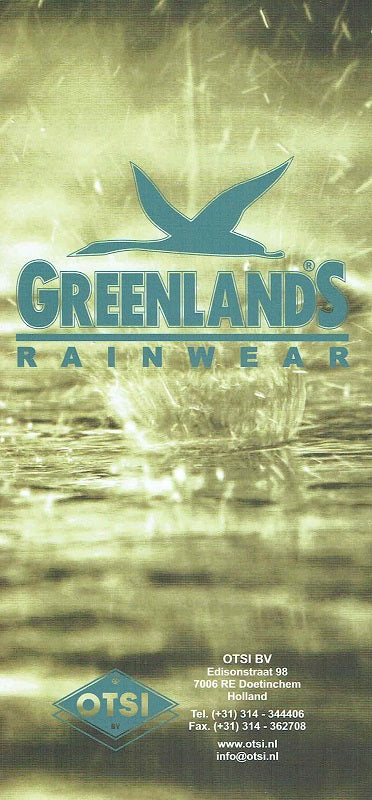 Greenlands Folder regenkleding NL