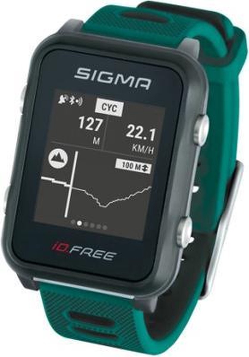 SIGMA Id.free sporthorloge groen hartslag / gps/acti/ant+/ble