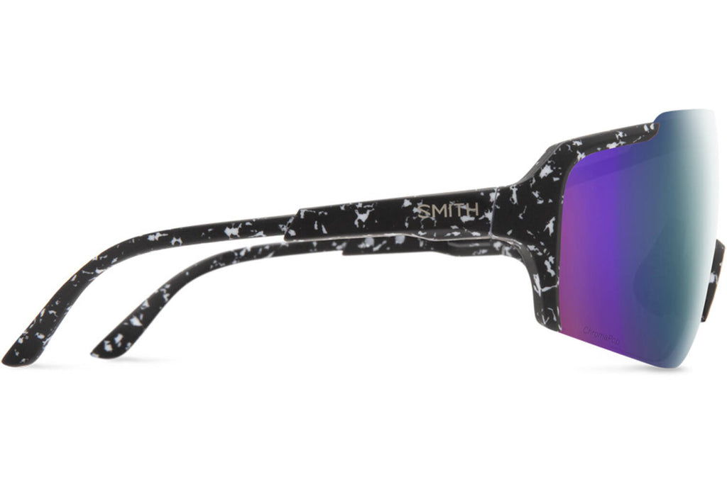 Smith - flywheel bril matte black marble chr violet mirror