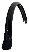 Curana Achterspatbord 28 inch kunststof 51 mm glans zwart