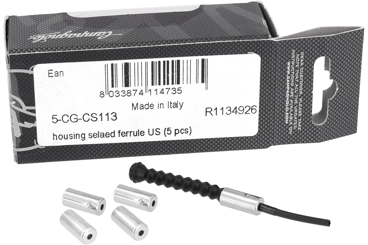 Ferulle voor derailleurkabel - 5st.