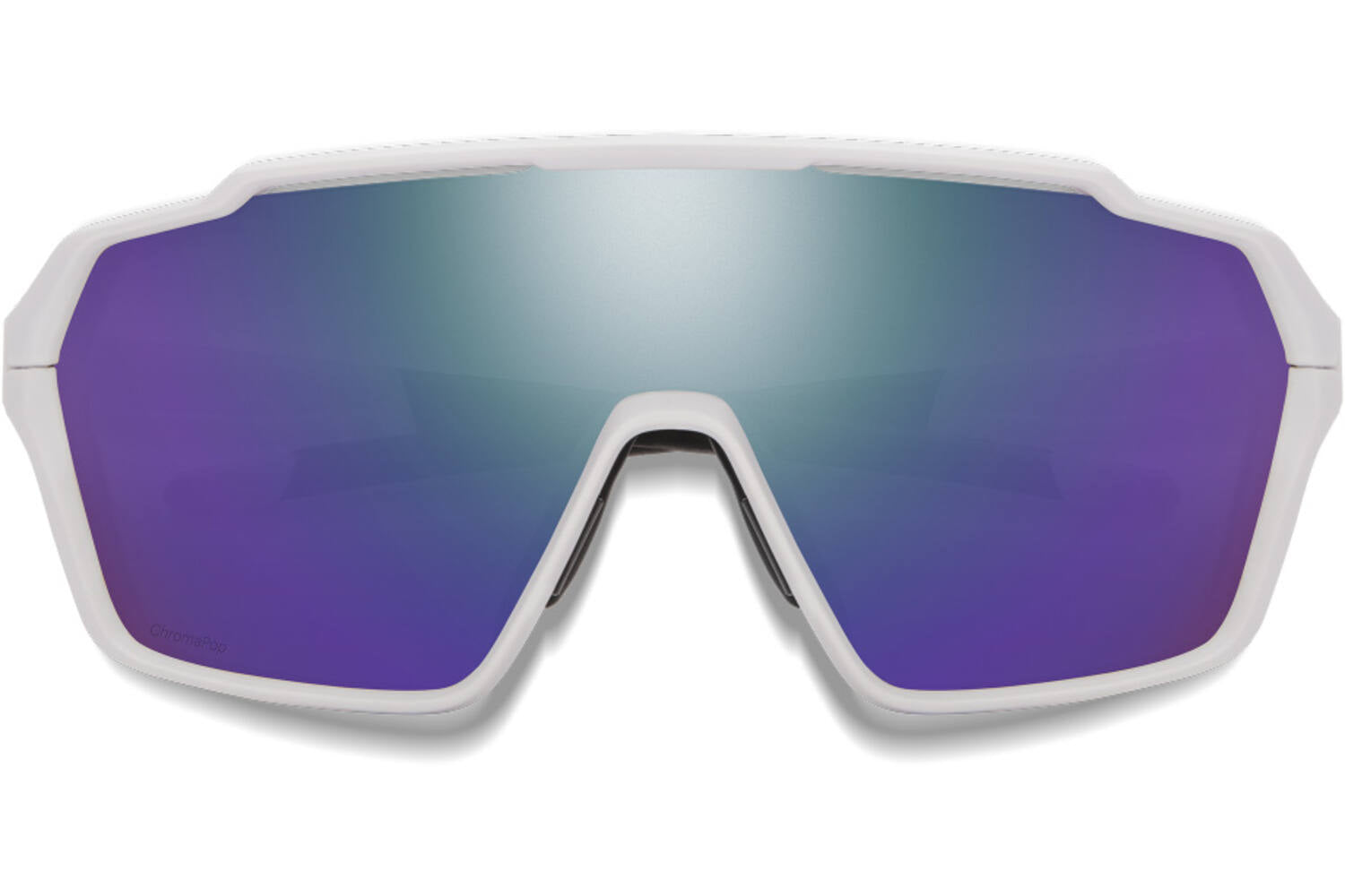 Smith Shift mag bril white chromapop violet mirror