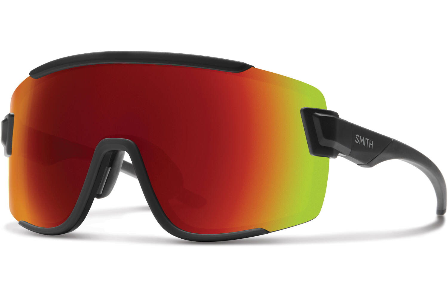 Smith Wildcat bril matte black chromapop red mirror