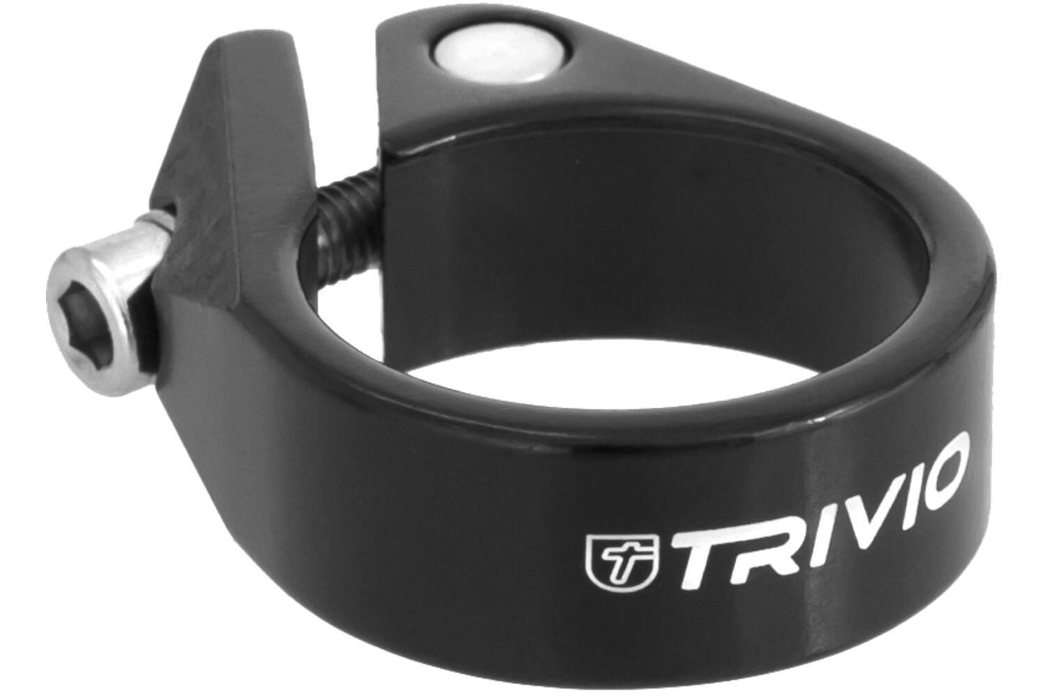 Trivio - zadelpen aluminium klem zwart 34.9mm
