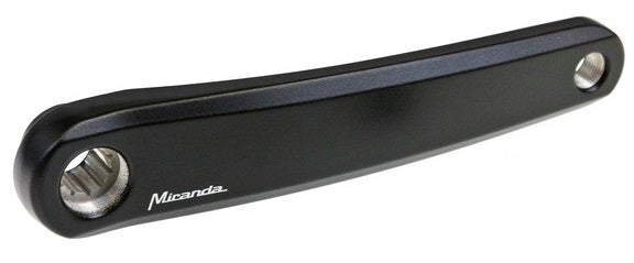 Miranda Crank links 170mm isis 3 mat zwart