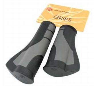 Westphal 443 ergo handvatten 92/120mm kort/lang zwart/antra op kaart