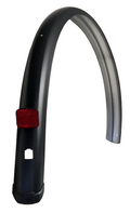 Sks Achterspatbord 28 inch kunststof 50 mm mat zwart