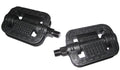 Qtcycletech Qt cycle tech pedalen 9/16 anti slip kunstof met reflectie bulk