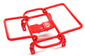 Minoura mini grid rack mini bagagerekje rood voor op stuur