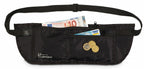 moneybelt zwart 38 x 13 cm