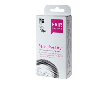 fair squared condooms sensitive dry - 10 st