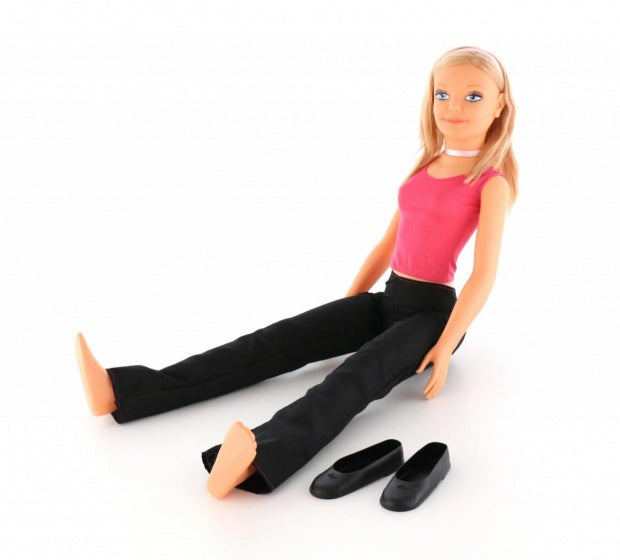 tienerpop 105 cm meisjes roze