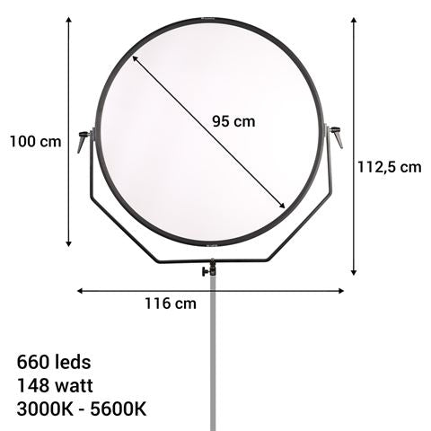 Falcon Eyes Bi-Color LED Lamp Sophiez SO-148TDX op 230V