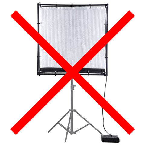 Falcon Eyes Flexibel Bi-Color LED Paneel RX-120TDX 121x121 cm