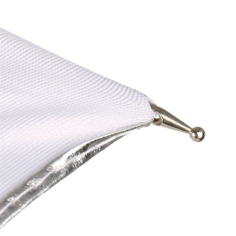 Falcon Eyes Flitsparaplu UR-60S Zilver/Wit 152 cm