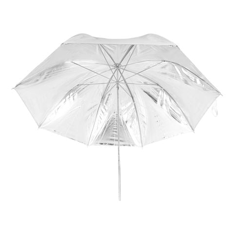 Falcon Eyes Flitsparaplu UR-60S Zilver/Wit 152 cm