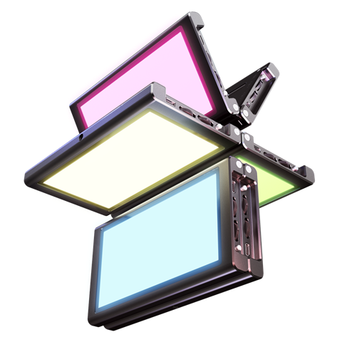 Falcon eyes rgb led lamp pockelite f7 fold