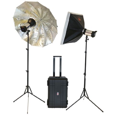 Falcon Eyes Studioflitsset Satel One Kit op Accu