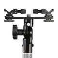 Falcon eyes twin mount tilting bracket + 2 x flitsschoen cld-14a
