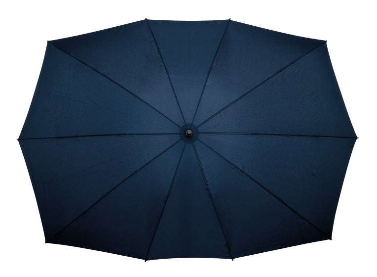 duo-paraplu handopening 148 cm donkerblauw