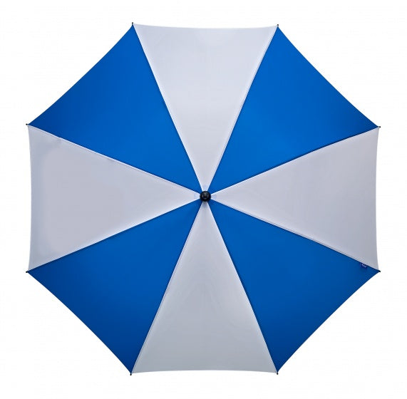 golfparaplu automatisch 102 cm blauw/wit