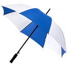 golfparaplu automatisch 102 cm blauw/wit