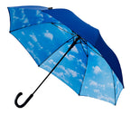 golfparaplu automatisch 120 cm blauw