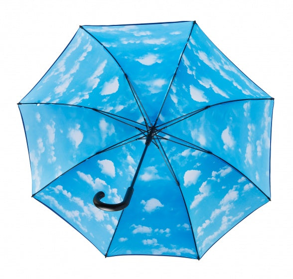 golfparaplu automatisch 120 cm polyester zwart/blauw